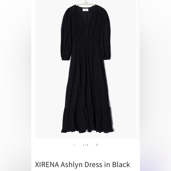 XIRENA
ASHLYN DRESS - BLACK - Picture 6 of 6